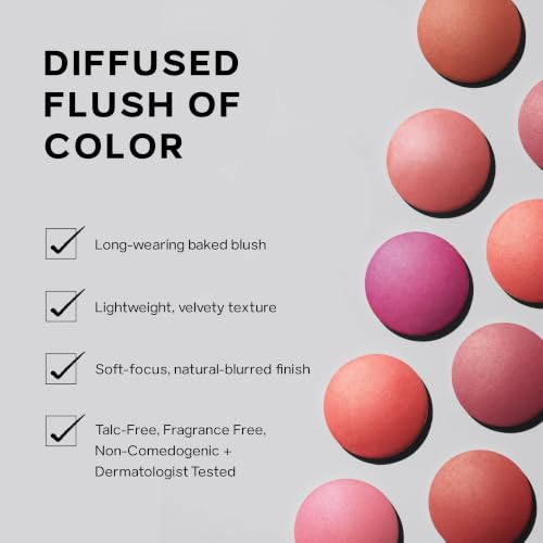 Saie SuperSuede Talc-Free Blush with Hyaluronic Acid - Mia