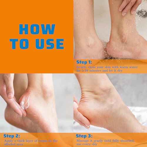 60% Urea Foot Cream with 2% Salicylic Acid - Deep Moisturizing for Dry Cracked Skin