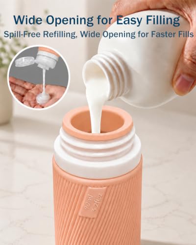 Redfly 13-Piece TSA Approved Travel Bottles Set - Leak-Proof Silicone Containers