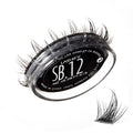 Lashify Star Burst 12mm Gossamer DIY Eyelash Extensions Refill, The Ultimate Multi-Length Multi Layered Lash, Black, Easy False Lashes
