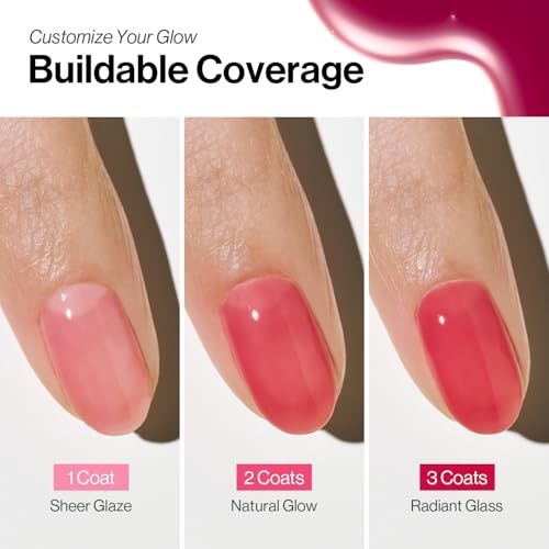 ohora Grape 2-in-1 Sheer Nail Polish & Strengthener – Glossy, Nail Care