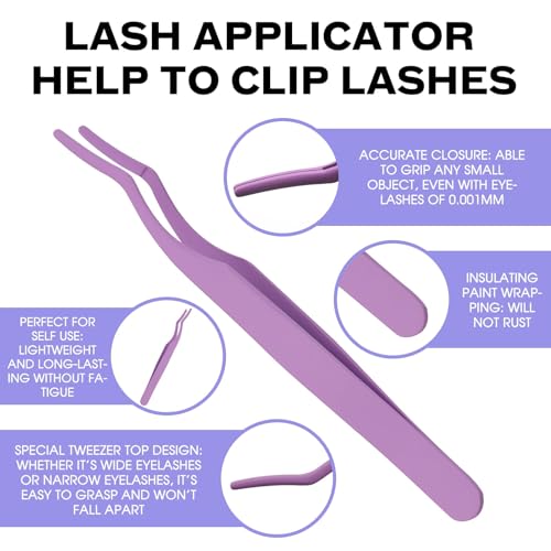 Lash Clusters Kit for DIY Eyelash: 280Pcs, Wendy, Using at Home, Ultra-light, Natural, Fluffy, Wispy, Waterproof, Anime, Manga, Cat Eye, D Curl, 12-16mm, 30D+40D, RR126