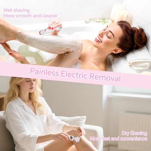 Rose Gold Women’s Electric Razor 4-in-1 Bikini Body Trimmer & Shaver