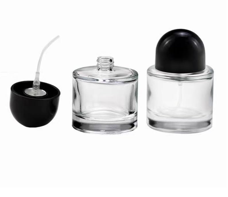 50ml Glass Perfume Atomizer,Clear Refillable Spray Bottle