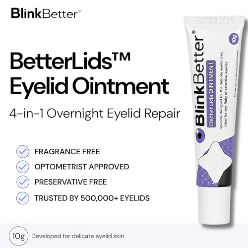 BlinkBetter BetterLids Eyelid Ointment – Moisturizing Cream for Dry, Itchy Eyelids