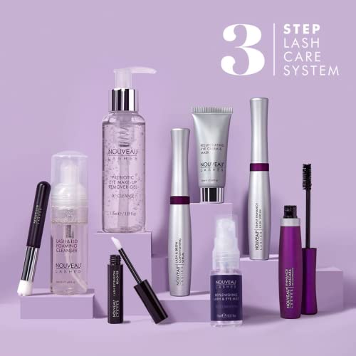 Nouveau Lashes Lash & Brow Conditioning Serum, Suitable for Use on Lash Extensions, Contains Powerful Antioxidants and Multi Vitamin Complex, Vegan, 8 ml