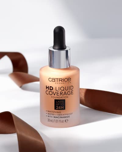 Catrice | HD Liquid Coverage Foundation | High & Natural Coverage | Vegan & Cruelty Free (065 | Bronze Beige)