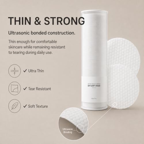 EUNYUL Korean Skincare Bundle - Hydrating Toner & Cotton Pads