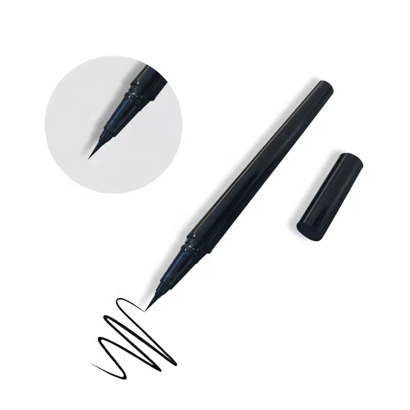 24-Hour Waterproof Liquid Eyeliner Pen, Black, Precision Tip