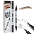 2-in-1 Microblading Eyebrow Pen - Waterproof Dark Brown