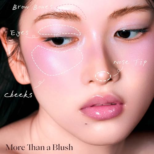 Joocyee AURA Glazed Blush Highlighter - Pink Glow Dewy Finish