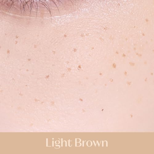 ETUDE Naturally Freckle Pen (light brown), Natural Looking Faux Freckles, Waterproof, Easy Control Sponge Tip, Multi use for Brow Hair Strokes and Lip Liner (0.5g)