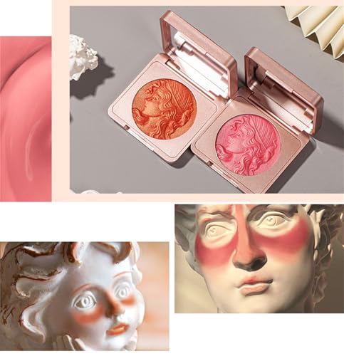 Embossed Powder Blush Palette - Pink Natural Flush Makeup