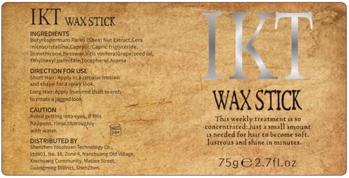 PasaRose IKT Hair Wax stick,Wax Stick for Hair Slick Stick, No spices,Easy to Absorb (1 pack)