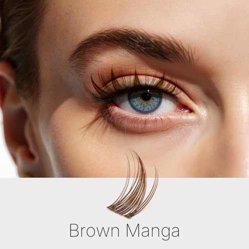 Brown Wispy Lash Clusters - DIY Eyelash Extensions 8-18mm