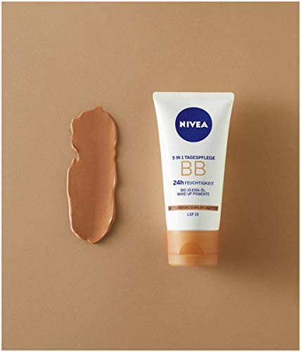 NIVEA BB Cream for Medium to Dark Skin Tones, 50 ml