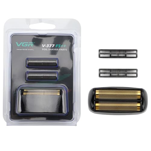 VGR 377 Foil Shaver Replacement Head, Electric Shaver Replacement Foil and Cutters Set, Double Titanium Foil Floating Blade, 1 Pack