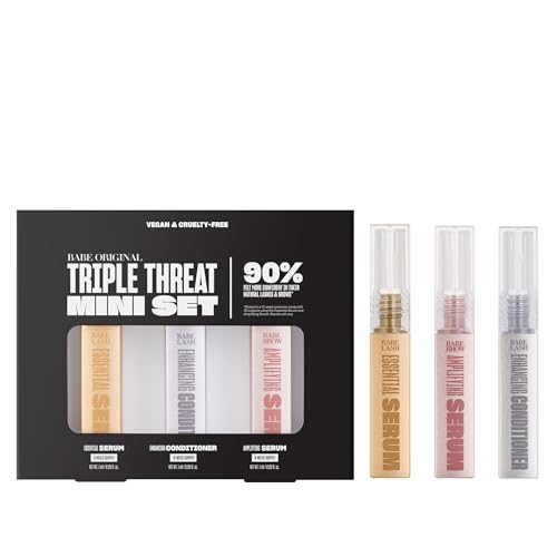 Babe Original Triple Threat Mini Set - Lash & Brow Serum