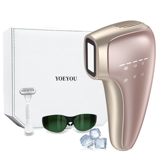 Sapphire Ice IPL Hair Removal Device - Pink, Painless, 5 Levels, Full Body Use