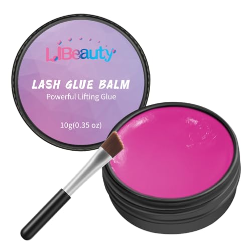 Libeauty Lash Lift Balm Lash Lift Glue Adhesive Strong Sticky Fruit Flavor Eyelash & Eyebrow Perm Glue Balm Brow Lamination Gel