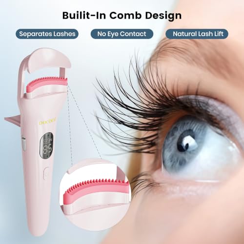 DOCOCO Heated Eyelash Curler Dual Head - USB-C Rechargeable