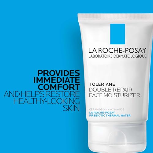 La Roche-Posay Toleriane Double Repair Face Moisturizer Pack of 2 - Hydrating & Fragrance-Free, All Skin Types