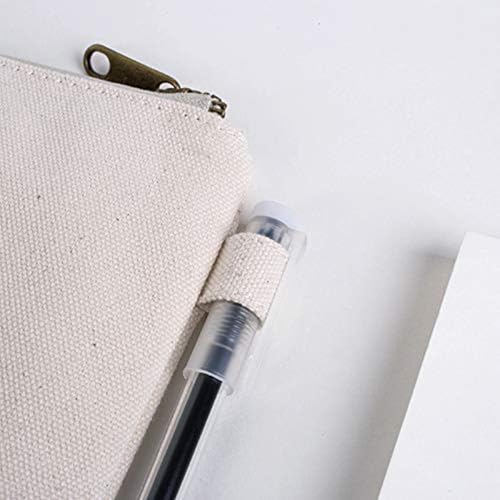 Zipper Pouch Storage Bag Simple and Stylish Women's Cosmetic and Travel Bag (Beige-improved-3)