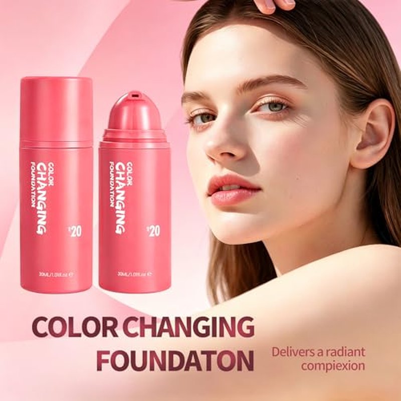 NIZENTA Color Changing Liquid Foundation with SPF 20 - 1.01 Fl Oz