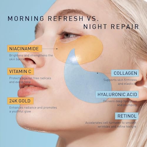Retinol & Gold Under Eye Patches - 120 Pcs Dark Circle & Puffiness Treatment