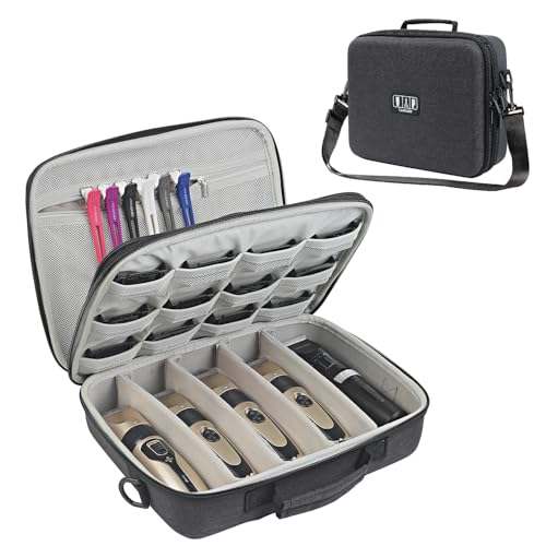 Luxtude Large Barber Case for Clippers & Supplies