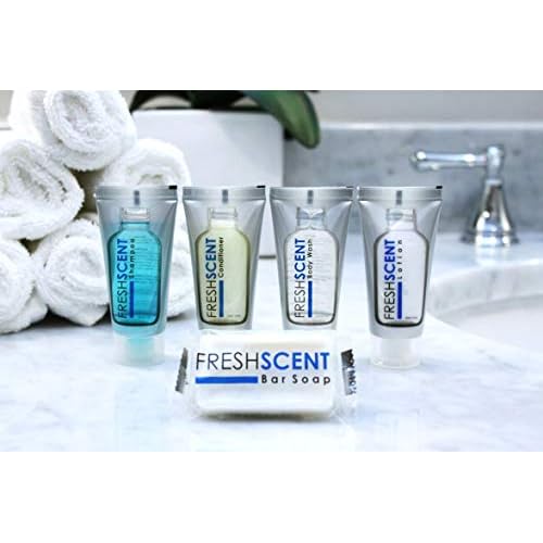 Freshscent Body Wash 1oz (200 Pack) Hotel Travel Size, Bulk Amenities and Toiletries for Hospitality