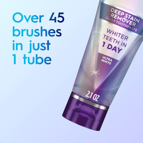 Crest 3D White Brilliance Deep Stain Remover Whitening Toothpaste - 2.1 oz