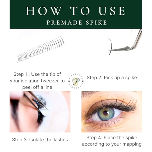 Easy Fan Lash Extensions by STACY LASH | C Curl Eye Lashes | Easy Fanning Lashes 3D 4D 5D 6D 7D 10D | Volume Set | 16-Rows Lash Tray | Eyelash Extension Supplies for Lash Tech |C-0.05-14mm