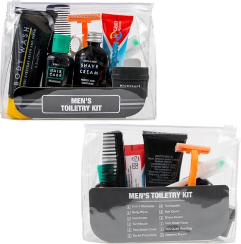 Trail Maker Men's 13-Piece Travel Toiletry Kit with TSA Bag