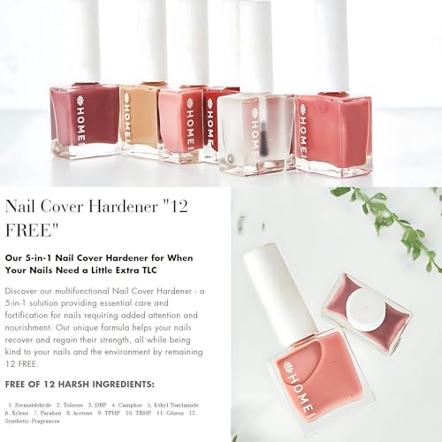 HoMei 5-in-1 Nail Gel Strengthener with Aloe Vera & Tea Tree Oil - Stone Beige