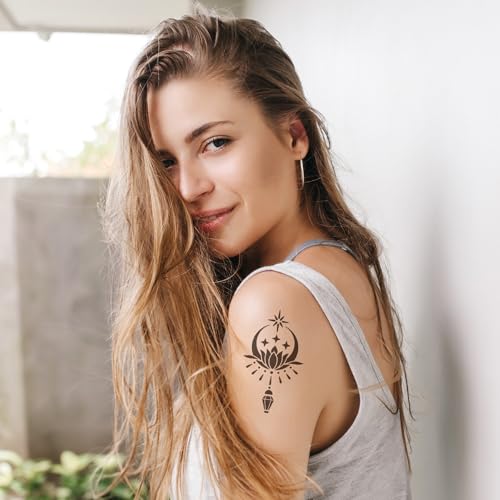 20 Sheet Reusable Tattoo Stencil Kit – Mehndi Templates