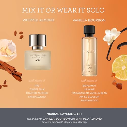 MIX:BAR Vanilla Bourbon Hair & Body Mist Spray - 5oz