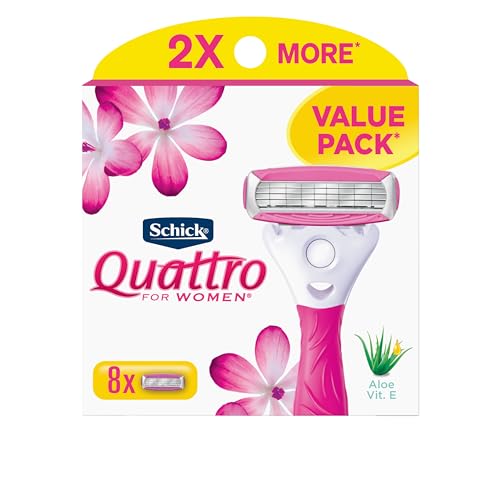 Schick Quattro Women's Razor Refills - 8 Count