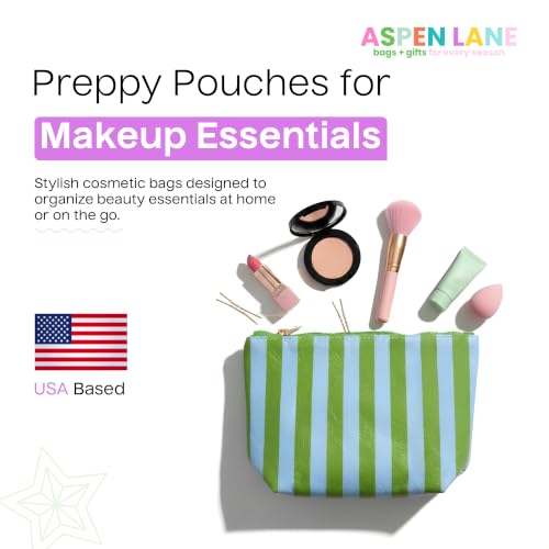 Aspen Lane Makeup Bag Set - 5 Piece Water Resistant Travel Pouches