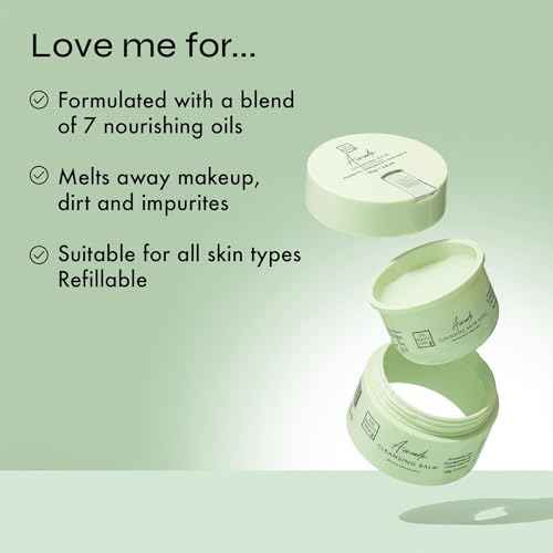 The Beauty Crop Avocado Refillable Cleansing Balm - Nourishing & Hydrating - 100 ml