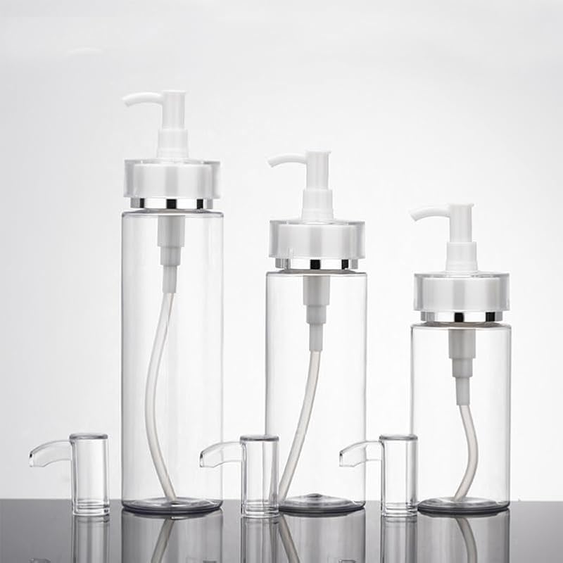 3Pc Refillable Lotion Pump Bottle Travel Size 6.88oz