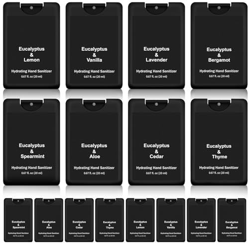 24 Pack Hand Sanitizer Spray Travel Size 20ml Bulk