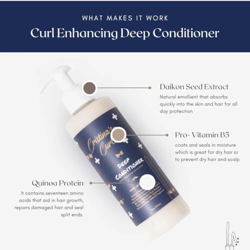 Cristina's Curls Kids Curl Shampoo and Conditioner Set - Hydrating & Detangling