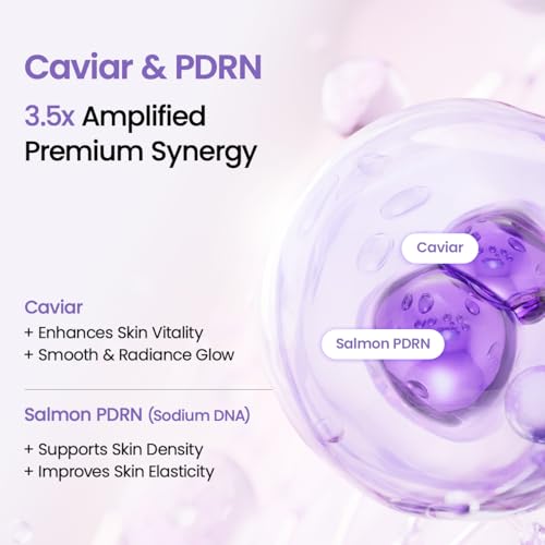 BIODANCE PDRN Caviar Dual Gel Toner Pads - Gentle Exfoliating & Firming Korean Skin Care, 60 Pads