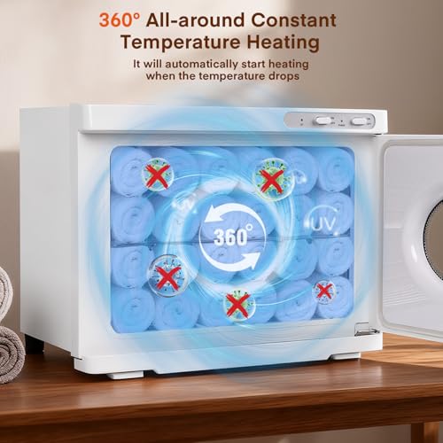 Yofuly 23L Hot Towel Warmer Cabinet for Spa & Salon