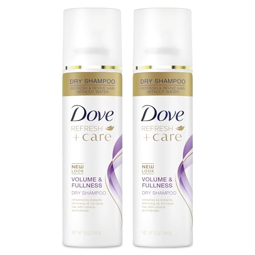 Dove Dry Shampoo Spray, Volume & Fullness, 2-Pack 5 oz