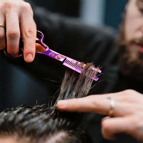 Professional Hair Cutting Scissors Kit - Straight & Thinning Shears