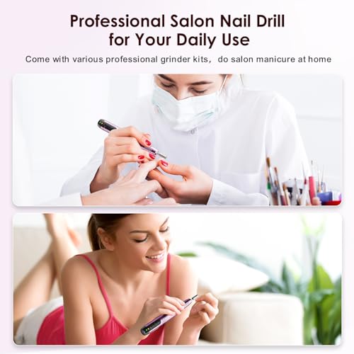 COSLUS C20 Cordless Nail Drill Machine | Electric Manicure Pedicure Kit