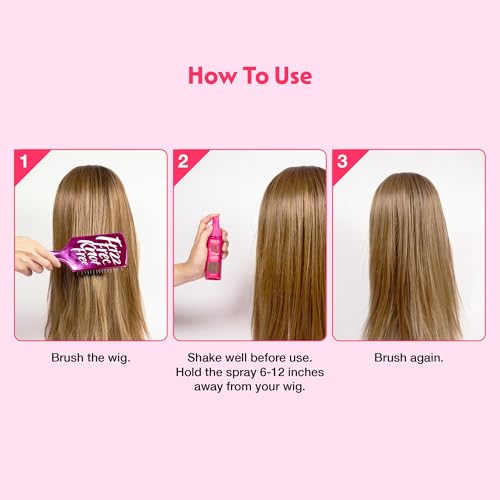 Red by Kiss Wig Spray - 6-in-1 Shine & Detangle (2oz)