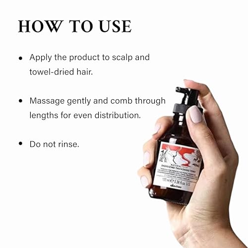 Davines Naturaltech Energizing Thickening Leave-In Tonic for Full-Bodied Hair